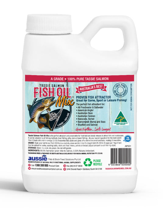 Tassie Salmon Fish Oil Mix 1lt