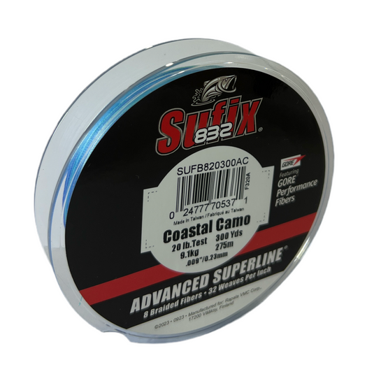 Sufix 832 Braid Coastal Camo 300yds