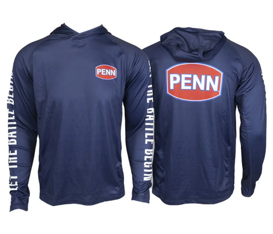 PENN Pro Hooded Fishing Jersey - Adults Small