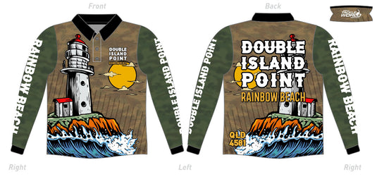 Cooler Fishing Pack + Double Island Lighthouse Fishing Jersey