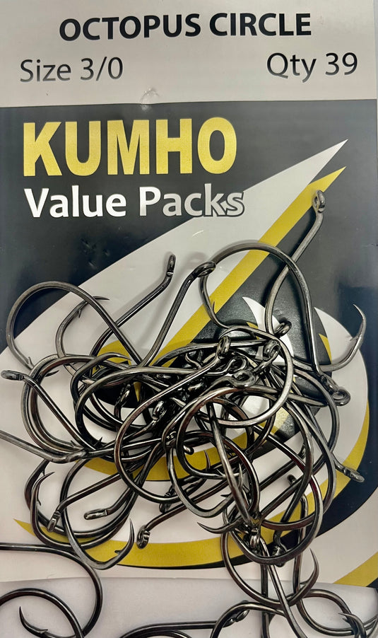 Kumho Octopus Circle Hooks - Value Pack