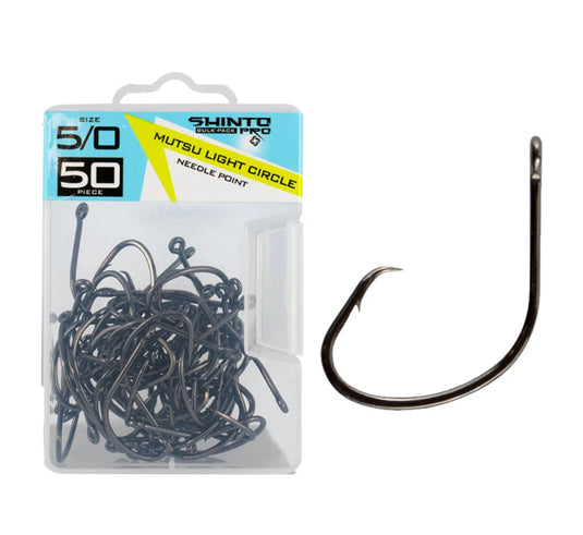 Shinto Pro Mutsu Light Circle Hooks (Bulk box)