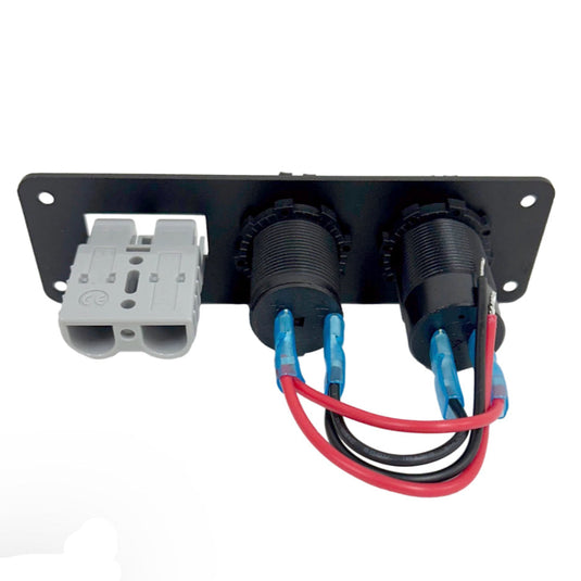 Wildtrak Anderson Style Connection Panel Mount with USB C PD Charger