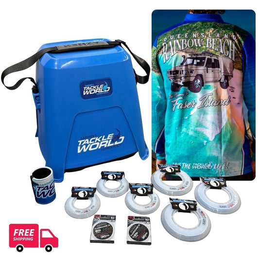 Cooler Fishing Pack + Beach Cruiser Fishing Jersey