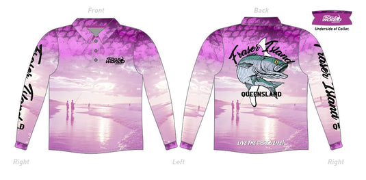 Cooler Fishing Pack + Ladies Fraser Island (K’Gari) Tailor Fishing Jersey