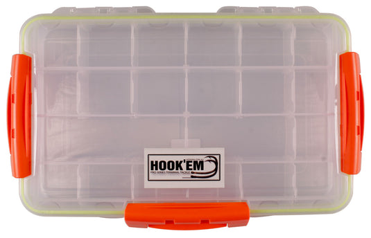 Hook'em Fluoro Waterproof Tackle Box