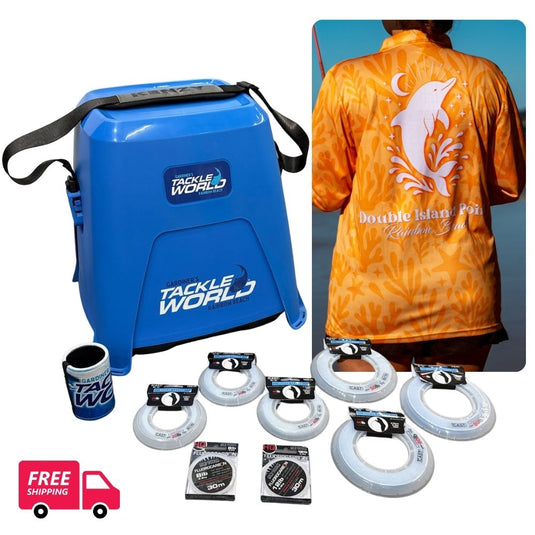 Cooler Fishing Pack + Double Island Dolphin Fishing Jersey