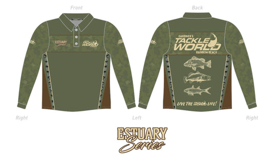 Cooler Fishing Pack + Estuary Series Fishing Jersey (Jew, Barra, Threadfin)