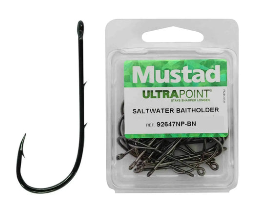 Mustad Saltwater Baitholder Hooks - 50 pack