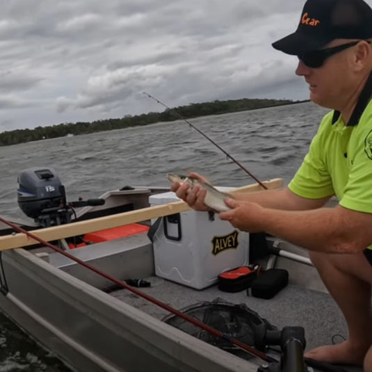 Catching Whiting at Rainbow Beach