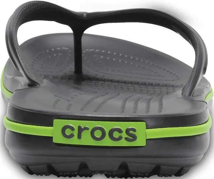 Load image into Gallery viewer, Crocband Flips - Graphite/ Volt Green
