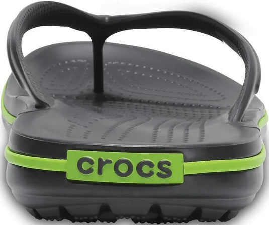 Crocband Flips - Graphite/ Volt Green