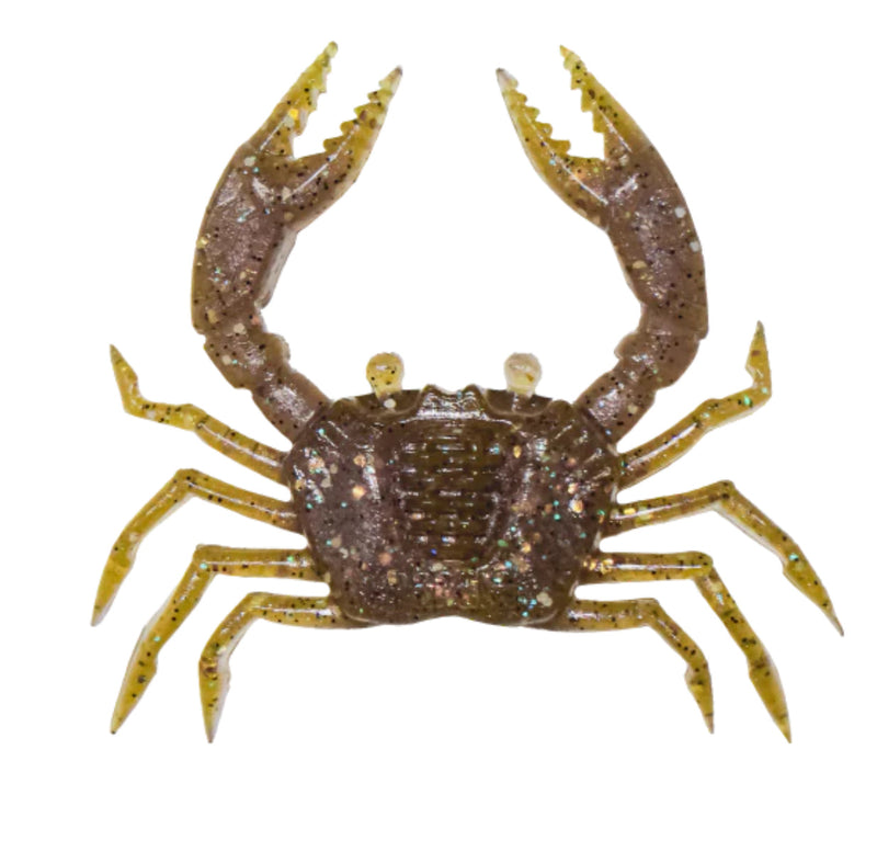 Load image into Gallery viewer, Rapala Crush City Trickster 1.5" Crab (6 Pack) [COL:Ghost Crab]
