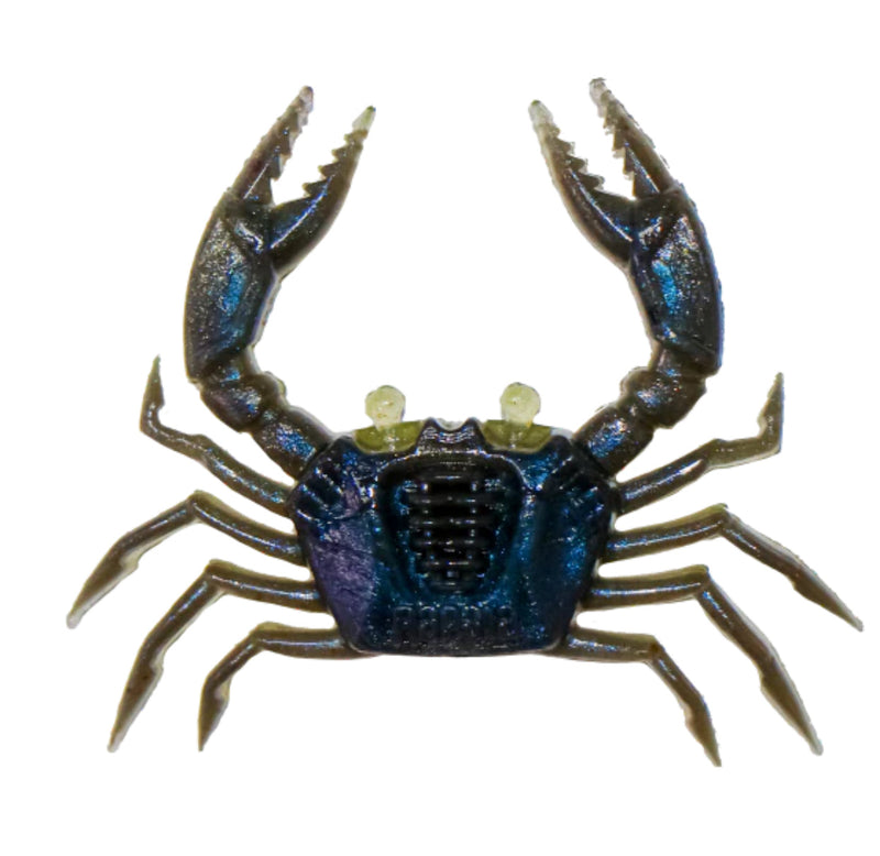 Load image into Gallery viewer, Rapala Crush City Trickster 1.5" Crab (6 Pack) [COL:Grey Crab]
