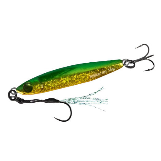 Load image into Gallery viewer, Mustad Mezashi Jig 30g [COL:Green Gold]
