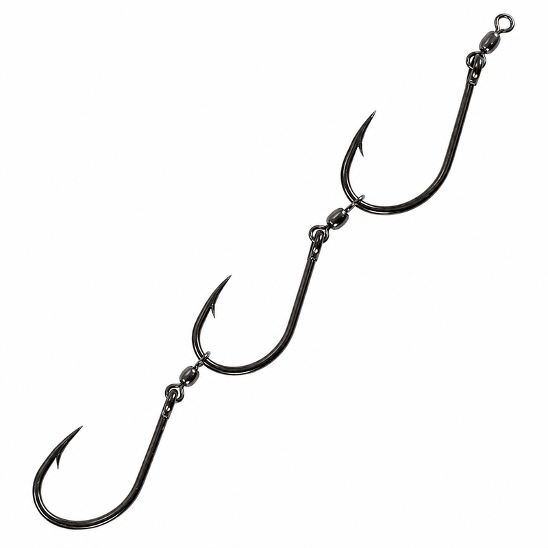 Load image into Gallery viewer, Mustad Big Gun 3 Hook Gang GS3-10829NP-BN [SIZ:6/0]
