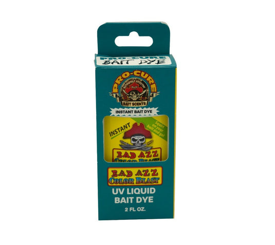 Pro Cure Bad Azz Liquid Bait Dye 2oz [COL:Chart Lime Fluro]
