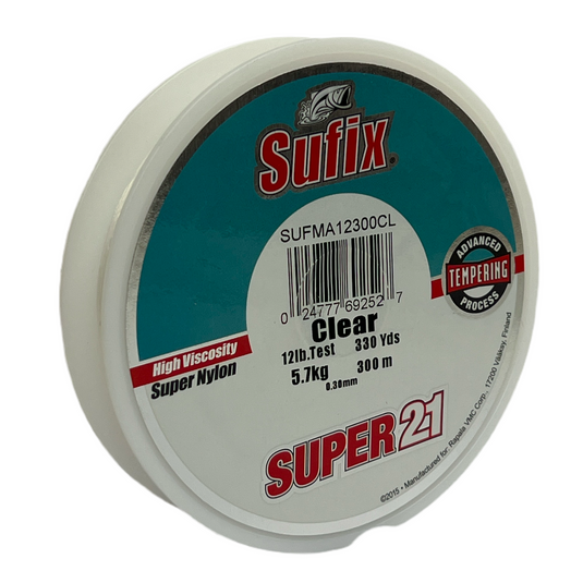 Sufix Super 21 Low Stretch Mono 300m [LIN:8lb]