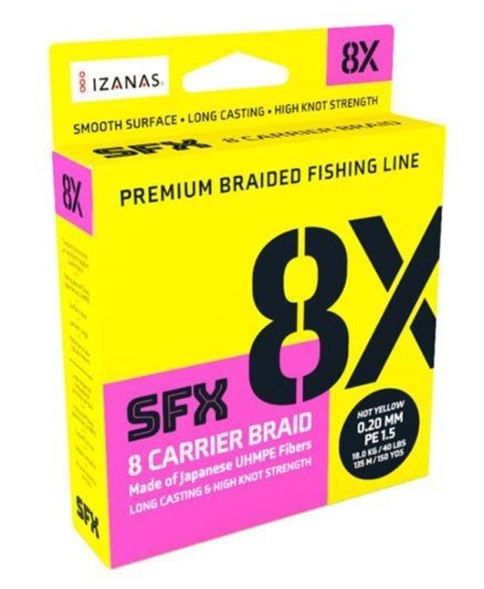 Sufix SFX Braid 8X - 300yds [LIN:30lb]