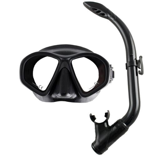 Ocean Hunter Phantom Youth Mask/Snorkel Set Black