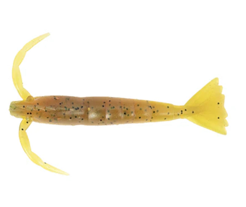 Load image into Gallery viewer, Berkley Powerbait Power Shrimp 3" (5 Pack) [COL:Breen Chartreuse]
