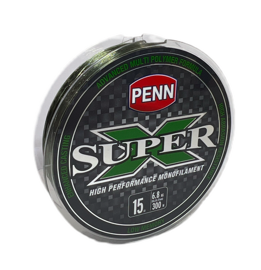 PENN Super X Mono 300m - Green [LIN:9lb]