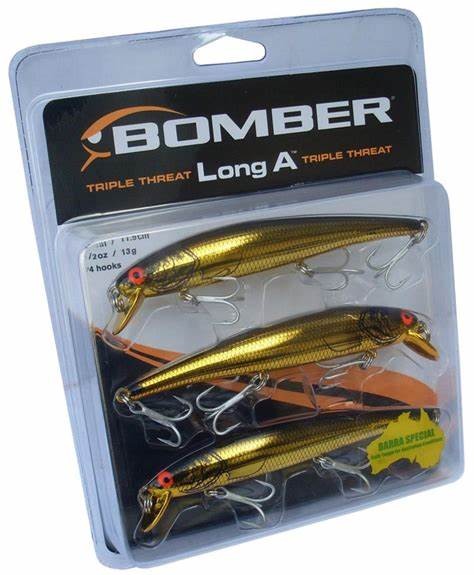Bomber 7 Long A 3pk - Gold - 4 1/2" 