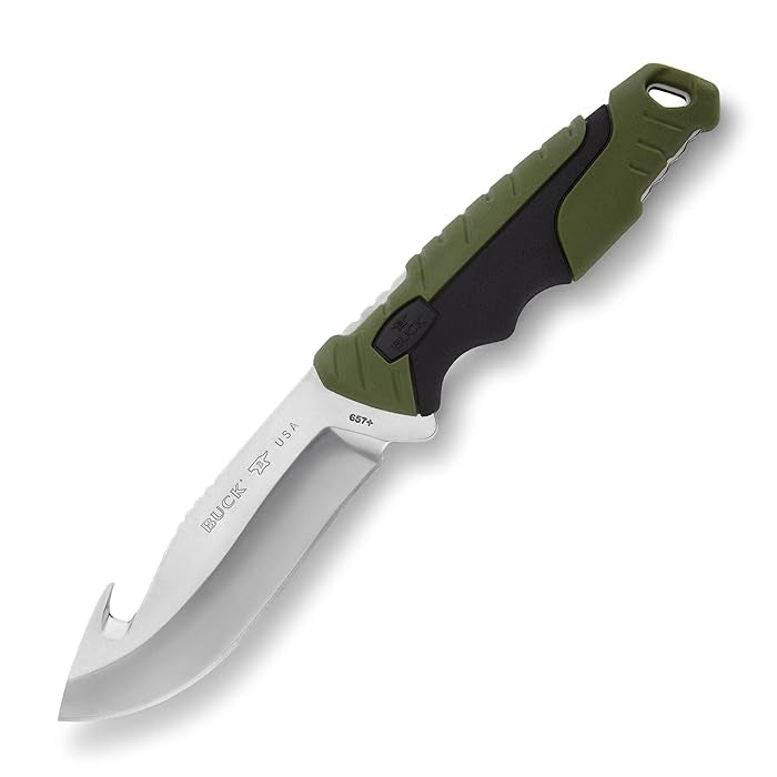 Load image into Gallery viewer, BUCK 657GRG Pursuit Gut Hook Knife 11.43cm
