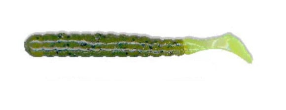 Load image into Gallery viewer, Charlie Brewer's Slider Bass Grub 3 [COL:Watermelon Chartreuse Ta]
