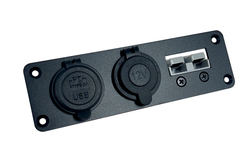 Load image into Gallery viewer, Wildtrak Anderson Style Connection Panel Mount with USB C PD Charger
