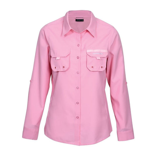 SHIMANO Ladies Vented Fishing Shirt - Pink
