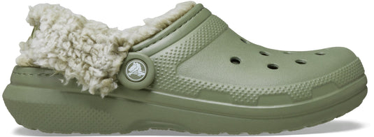 Crocs Classic Clog Fleece Lined - Moss/Multi [SIZ:M4/W6]