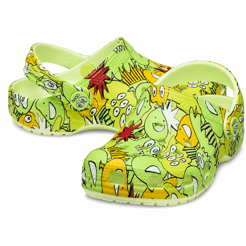 Load image into Gallery viewer, Crocs Classic Clogs Toddler - Glow Monster Camo [SIZ:C4]
