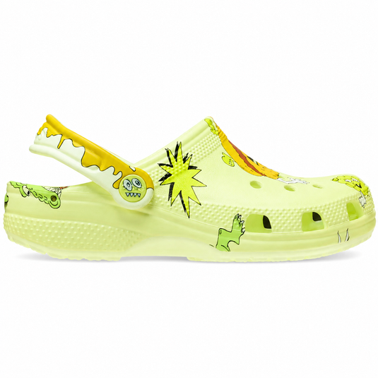 Crocs Classic Clog Kids - Glow Light Silly Slime [SIZ:C11]