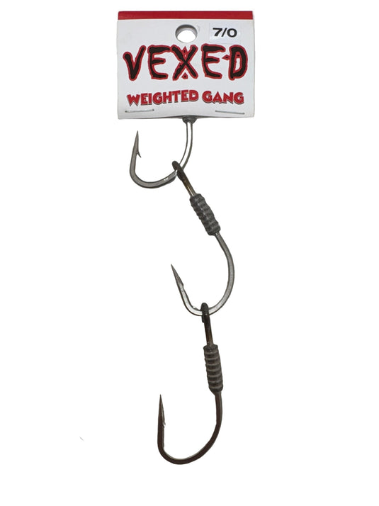 Vexed Weighted Gang Hooks [SIZ:6/0]