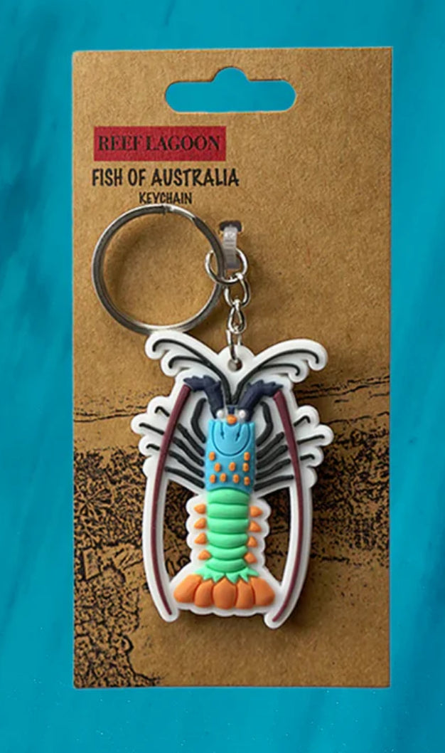 Load image into Gallery viewer, Reef Lagoon Keychain [STY:Ornate Lobster]
