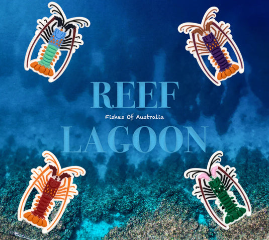 Reef Lagoon Shoe Charm Pack [STY:Tropical Lobster]