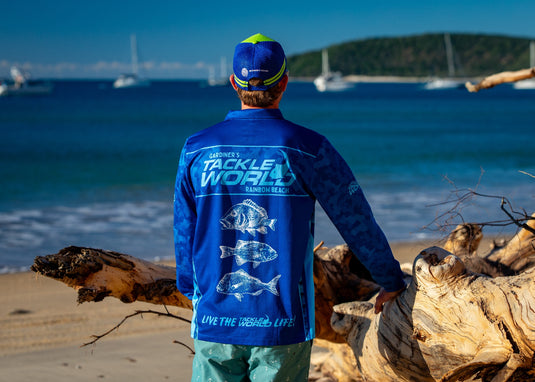 Tackle World Offshore Series Jersey Red/Pearly/Snapper [SIZ:XS]
