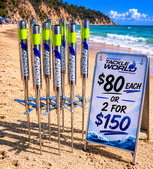 316 Stainless Aussie Norm's Surf Rod Holders [SIZ:Individual]