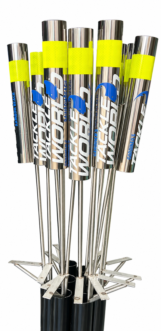 316 Stainless Aussie Norm's Surf Rod Holders 