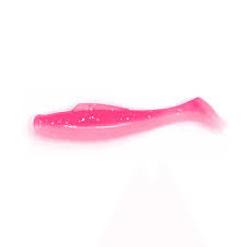 S Tackle Paddle Tail Slim 2.5” [COL:White Flasher UV]