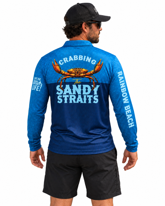 Tackle World Adult Crabbing Sandy Straits Jersey Blue [SIZ:XS]
