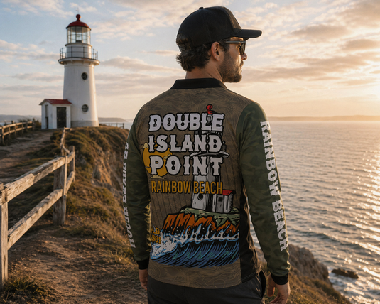 Tackle World Double Island Lighthouse Fishing Jersey [SIZ:XS]