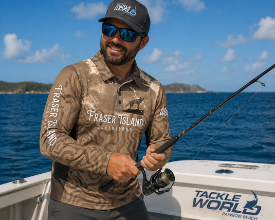 Tackle World Fraser Island (K'Gari) Dingo Fishing Jersey [SIZ:XS]