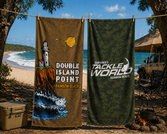 Tackle World Double Island Point Lighthouse Beach Towel
