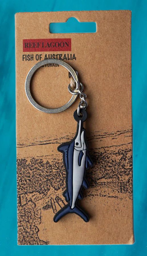 Load image into Gallery viewer, Reef Lagoon Keychain [STY:Black Marlin]
