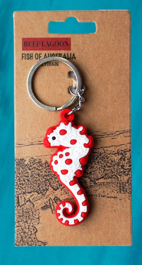Load image into Gallery viewer, Reef Lagoon Keychain [STY:Pygmy Seahorse]
