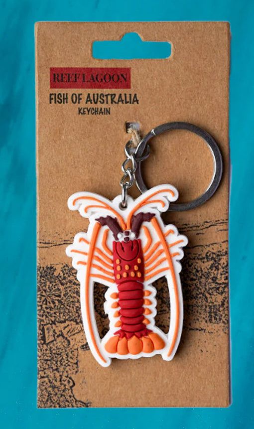 Reef Lagoon Keychain [STY:Red Rock Lobster]