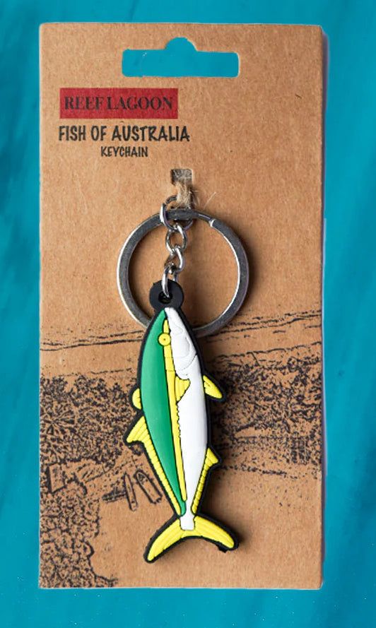 Reef Lagoon Keychain [STY:Yellowtail Kingfish]
