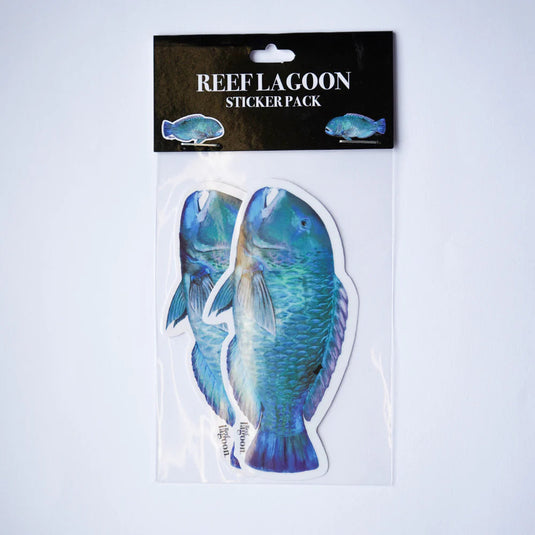 Reef Lagoon Sticker Pack [STY:Black Tuskfish]